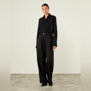 Elegant Black Button Down Shirt for Women